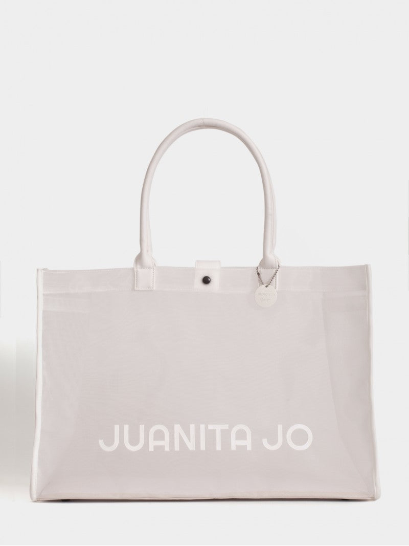 Bolso de playa blanco Nissi