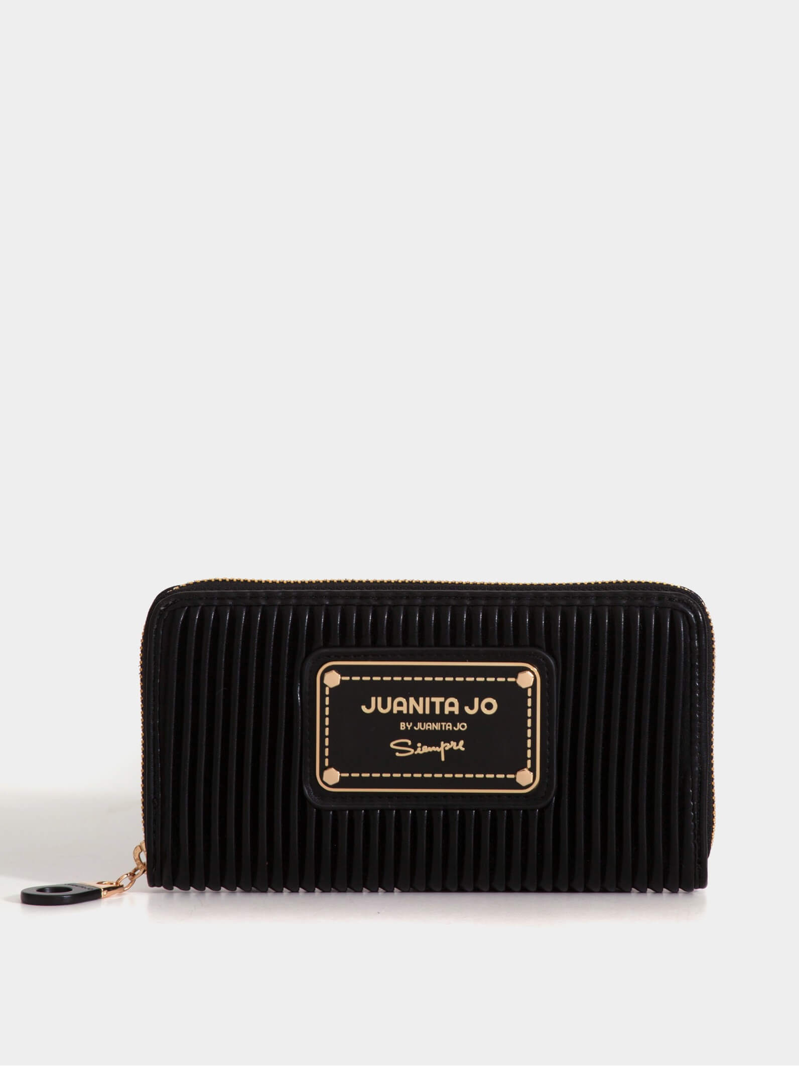 Billetera negra canalé