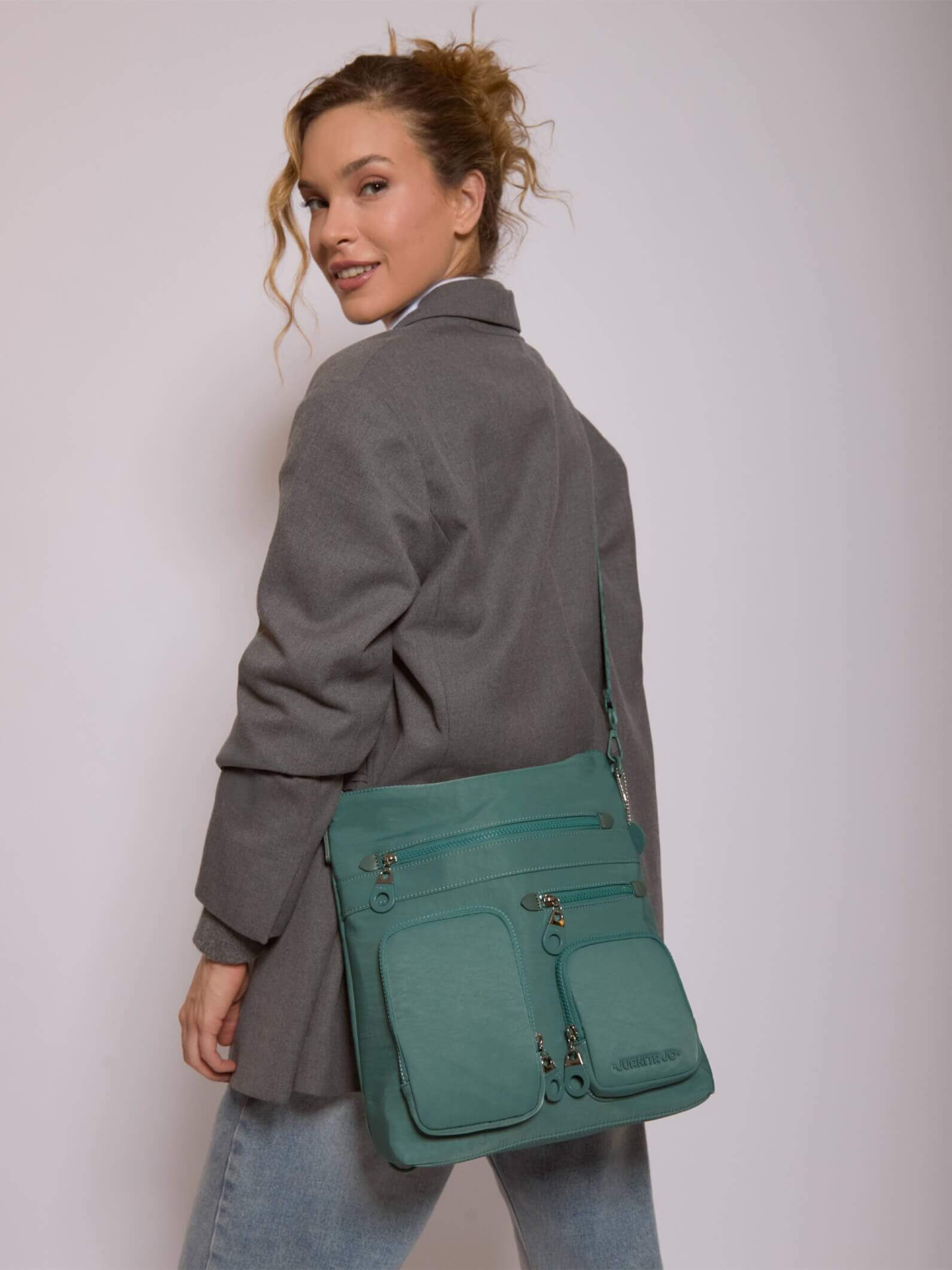 Mochila y Bandolera Verde2 en 1 Atlas